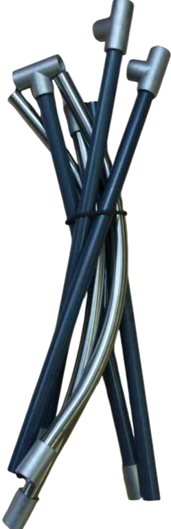 BAKFIETS.NL Faltbares Gestänge für Wetterzelt Cargo lang