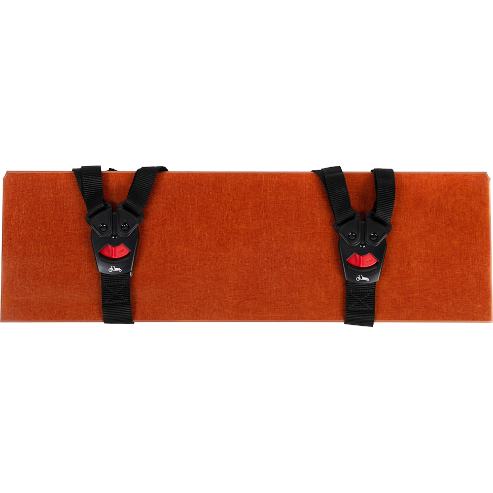 BAKFIETS.NL Sitzbank-Set Trike quer mit 2x Kinder-Sicherheitsgurten