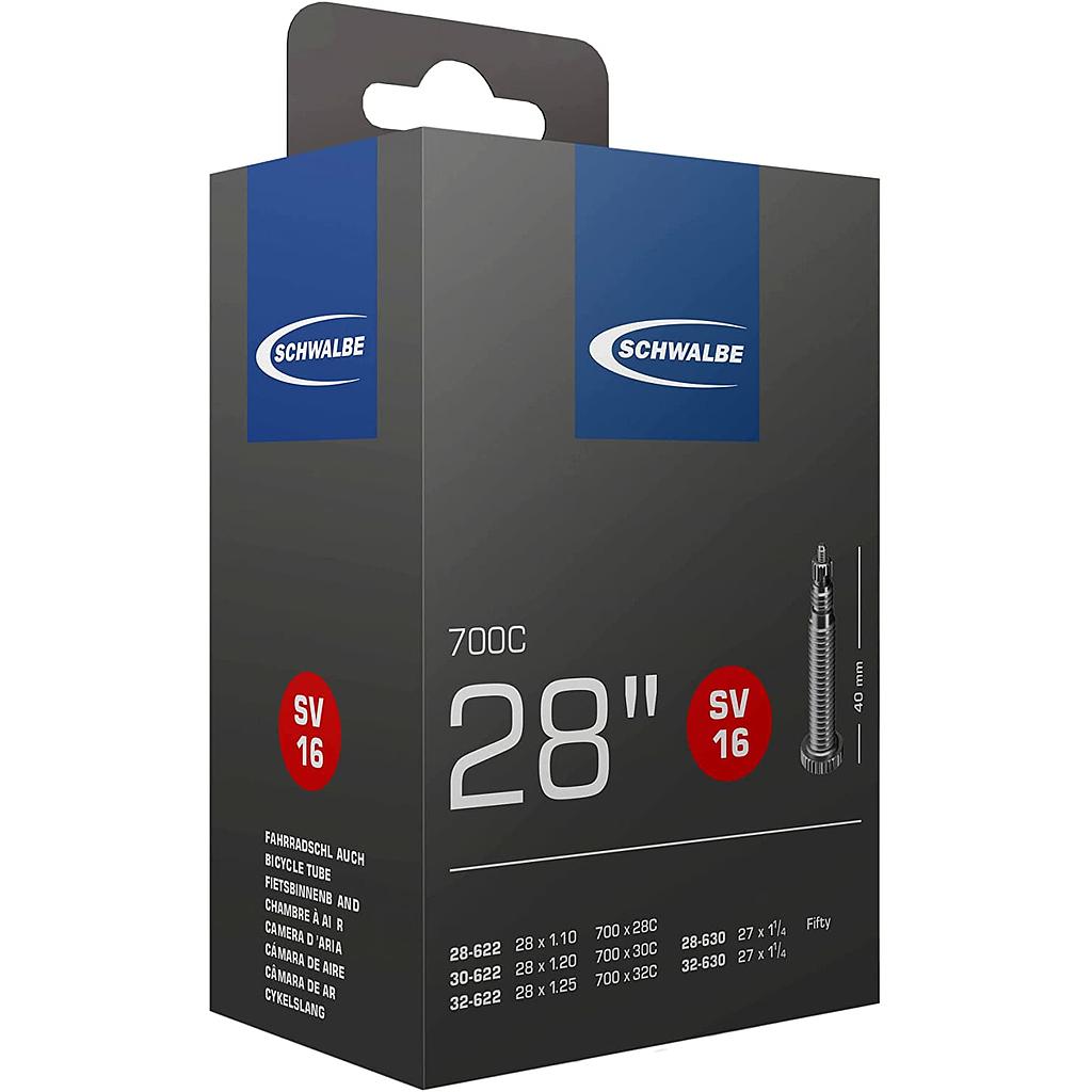 SCHWALBE Schlauch SV16 Prestaventil 28"/40/28/32-622/630